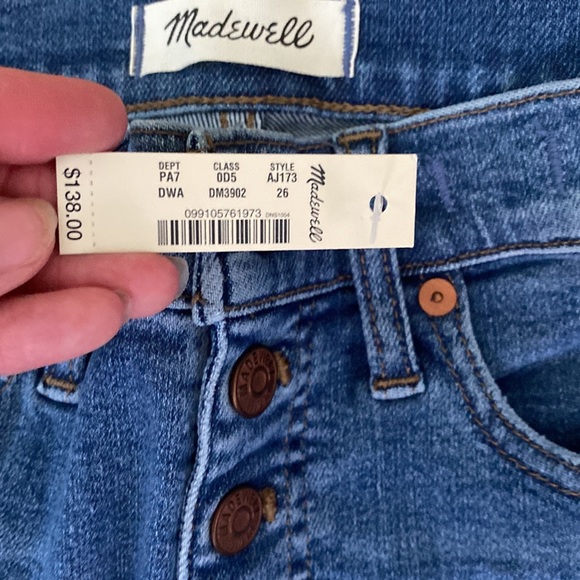 BNWT Madewell 9” mid-rise skinny crop jean - Picture 9 of 15